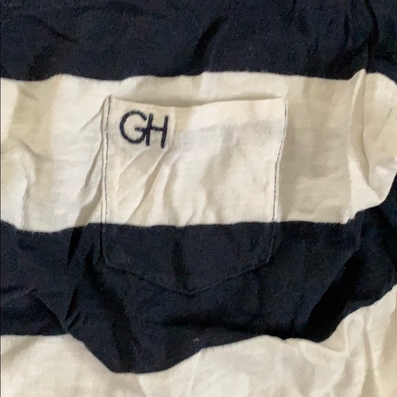 Gilly Hicks Blue and White striped tee shirt - Picture 3 of 3